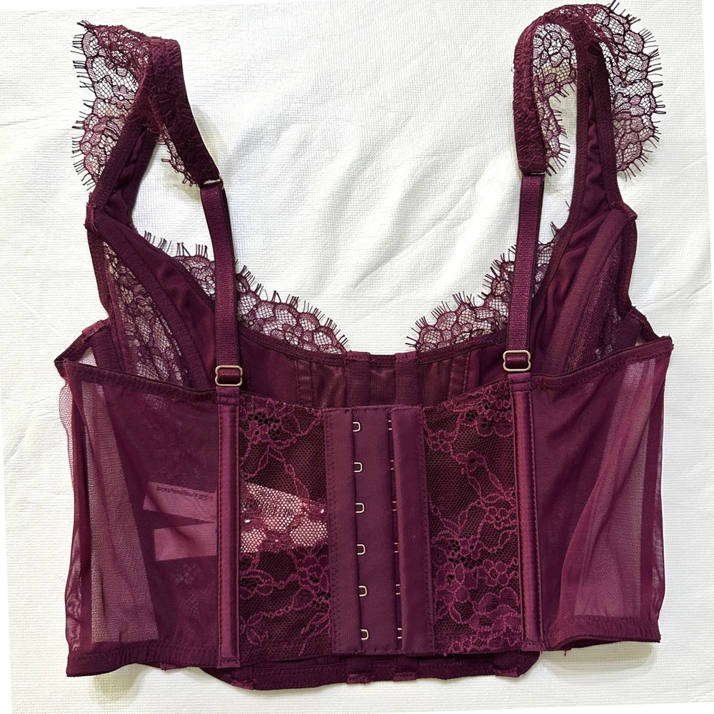 Victorias Secret Dream Angels Corset Top Small Regency Victorian Goth Coquette - Picture 5 of 10